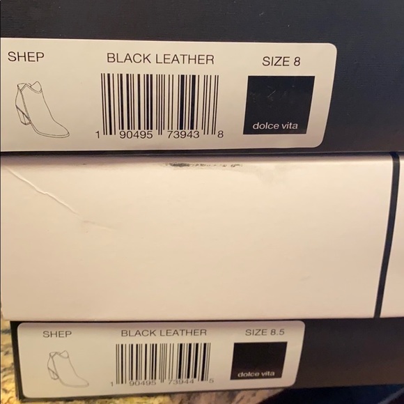NWT dolce vita size 8 black leather ankle bootie - Picture 11 of 12